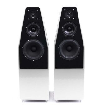 Sabrina Floor-Standing Speaker in Desert Silver Finish