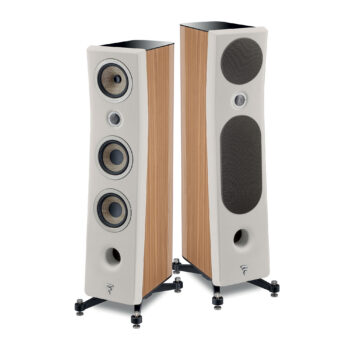 Kanta N2 Floor standing Speaker - Walnut/Ivory